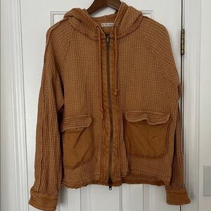 We The Free Tan Textured Hoodie